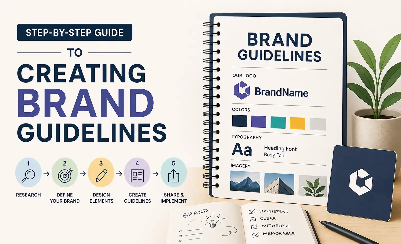 Step-by-Step Guide to Creating Brand Guidelines